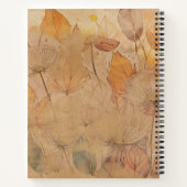 Elegantes SpiralNotebook mit gedrehten Linien Notizblock (Rückseite)