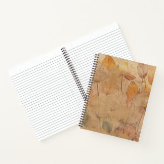 Elegantes SpiralNotebook mit gedrehten Linien Notizblock