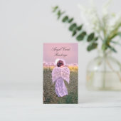 Elegantes spirituelles Gaming Angel Card Reading Visitenkarte (Stehend Vorderseite)