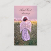Elegantes spirituelles Gaming Angel Card Reading Visitenkarte (Vorderseite)