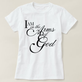 Elegantes spirituelles Skript ICH BIN in den Armen T-Shirt
