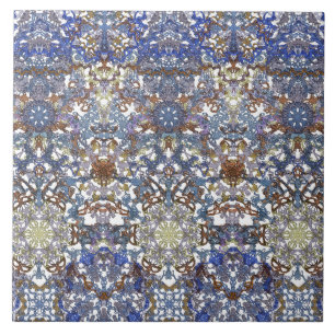 Elegantes Spitzemuster in der edlen FarbeKunst Fliese