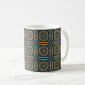 Elegantes Spitzen-Muster Kaffeetasse (VorderseiteRechts)