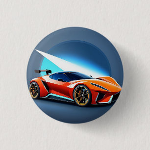 Elegantes Sportauto mit modernem Design Button