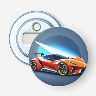 Elegantes Sportauto mit modernem Design Flaschenöffner