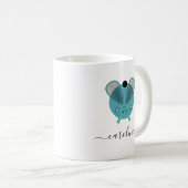 Elegantes Squash Rackets & Girls Name Sport Design Kaffeetasse (VorderseiteRechts)