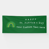 Elegantes St. Patrick's Day Party Banner (Horizontal)