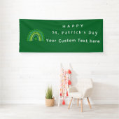 Elegantes St. Patrick's Day Party Banner (Insitu)