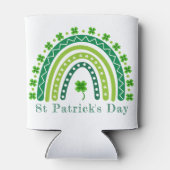 Elegantes St. Patrick's Day Party Dosenkühler (Rückseite)