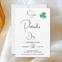 Elegantes St Patricks Day Party