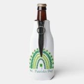 Elegantes St. Patrick's Day Party Flaschenkühler (Flasche Rückseite)