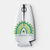 Elegantes St. Patrick's Day Party Flaschenkühler (Rückseite)