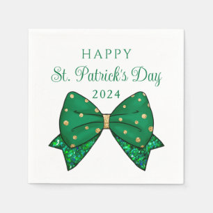 Elegantes St. Patrick's Day Party Serviette