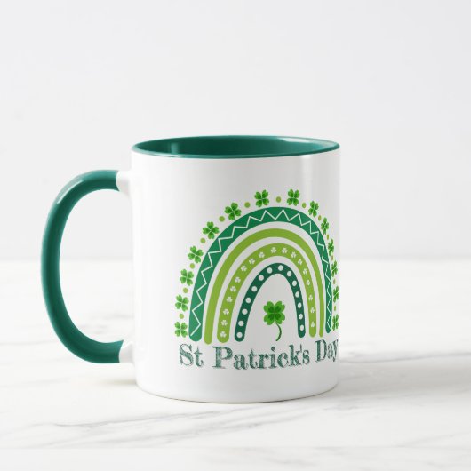 Elegantes St. Patrick's Day Party Tasse (Links)