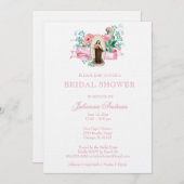 Elegantes St. Thereses katholisches Brautparty Einladung (Vorne/Hinten)