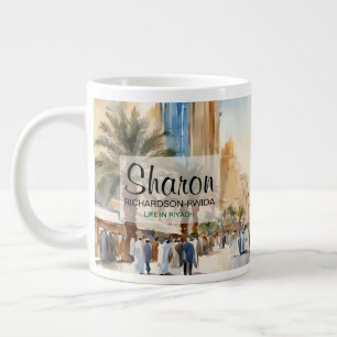 Elegantes Stadtviertel Al-Olaya Riad Kaffeetasse Jumbo-Tasse