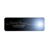 Elegantes Star- und Space-Return-Label (Vorne)