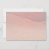 Elegantes Starfish Beach Wedding Brautparty Einladung (Rückseite)