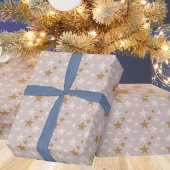 Elegantes Stars-Musterpapier Geschenkpapier