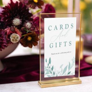 Elegantes staubblaues Eukalyptus-Blumen-Hochzeitss