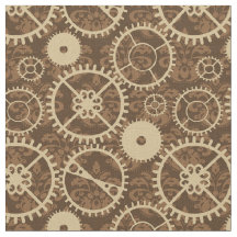 Elegantes Steampunk Uhrgang- und -damastmuster