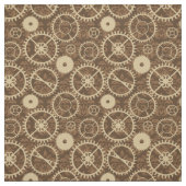 Elegantes Steampunk Uhrgang- und -damastmuster Stoff (Muster)