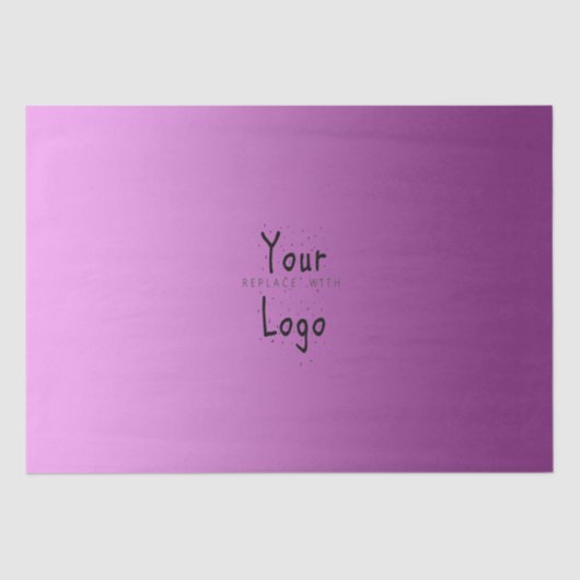 Elegantes Steigungs-Rosa mit kundenspezifischem Seidenpapier (Vorderseite)