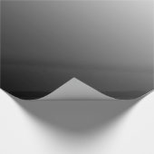 Elegantes Steigungs-Schwarzes zum Weiß Geschenkpapier (Ecke)