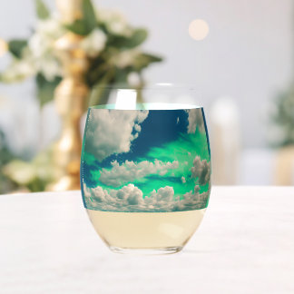 "Elegantes, stemless Glass - Single Set für den Mo Weinglas Ohne Stiel