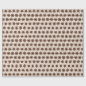 Elegantes Sternanis-Cream-Geschenkpapier Geschenkpapier (Flach)