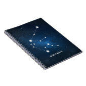 ELEGANTES STERNENKLARES BLAUES AQUARELL-UNIVERSUM NOTIZBLOCK (Rechte Seite)