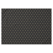 Elegantes Sternmuster Imitate Gold Stars Schwarz Tischdecke (Vorderseite (Horizontal))