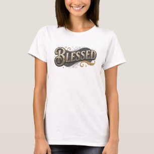Elegantes & stilvolles BLESSED 2D Modekunstwerk T-Shirt
