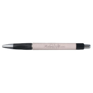 Elegantes, stilvolles Chic Monogram, Name Pearl Pi Kugelschreiber