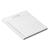 Elegantes stilvolles Chic To-Do-List-Handschriftze Notizblock (angewinkelt)