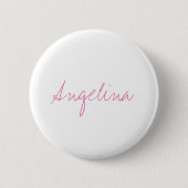 Elegantes, stilvolles, einzigartiges Handwriting-S Button (Vorderseite)