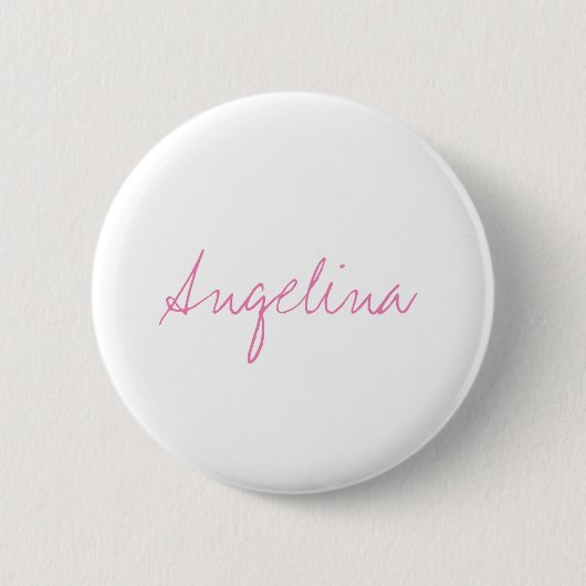 Elegantes, stilvolles, einzigartiges Handwriting-S Button (Vorderseite)