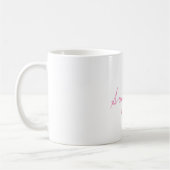Elegantes, stilvolles, einzigartiges Handwriting-S Kaffeetasse (Links)