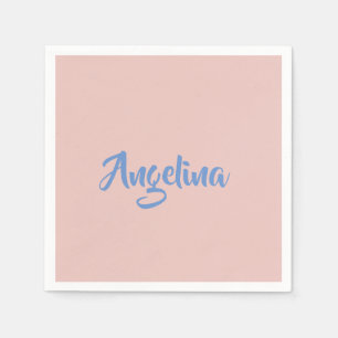 Elegantes, stilvolles, einzigartiges Handwriting-S Serviette