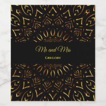 Elegantes, stilvolles Ethno-Mandala-verziertes Gol