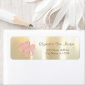 Elegantes, stilvolles Gold, Herz (Insitu)