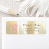 Elegantes, stilvolles Gold, Herz (Insitu)