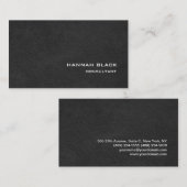 Elegantes, stilvolles Gray Pattern Modernes Elegan Visitenkarte (Vorne/Hinten)