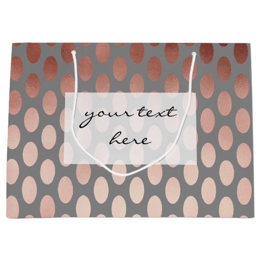 elegantes stilvolles große geschenktüte (Vorderseite)