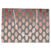 elegantes stilvolles große geschenktüte (Rückseite)