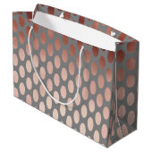 elegantes stilvolles große geschenktüte (Rückseite Schrägansicht)