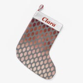 elegantes stilvolles kleiner weihnachtsstrumpf (Vorderansicht (hängend))