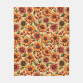 Elegantes, stilvolles, modernes, farbenfrohes Sonn Fleecedecke (Vorderseite)