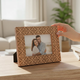 Elegantes, stilvolles modernes Muster Geätzte Rahmen