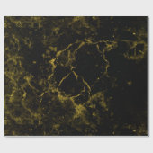 elegantes stilvolles modernes schickes Schwarzes Geschenkpapier (Flach)